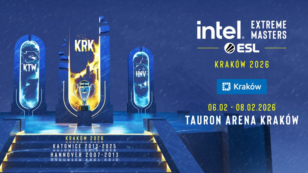 Intel® Extreme Masters wkracza w nowy rozdział – IEM Kraków kontynuuje 19-letnie dziedzictwo w nowym mieście